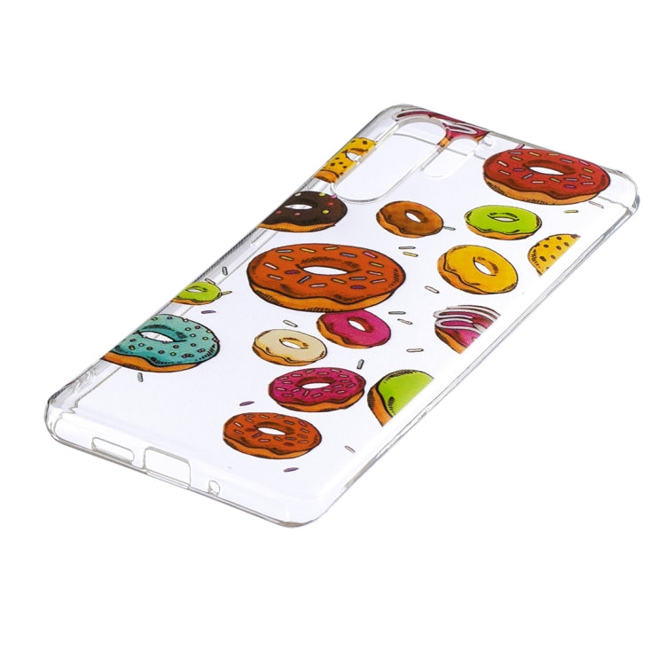 Doughnut Pattern Transparent TPU Protective Case for Huawei P30 Pro