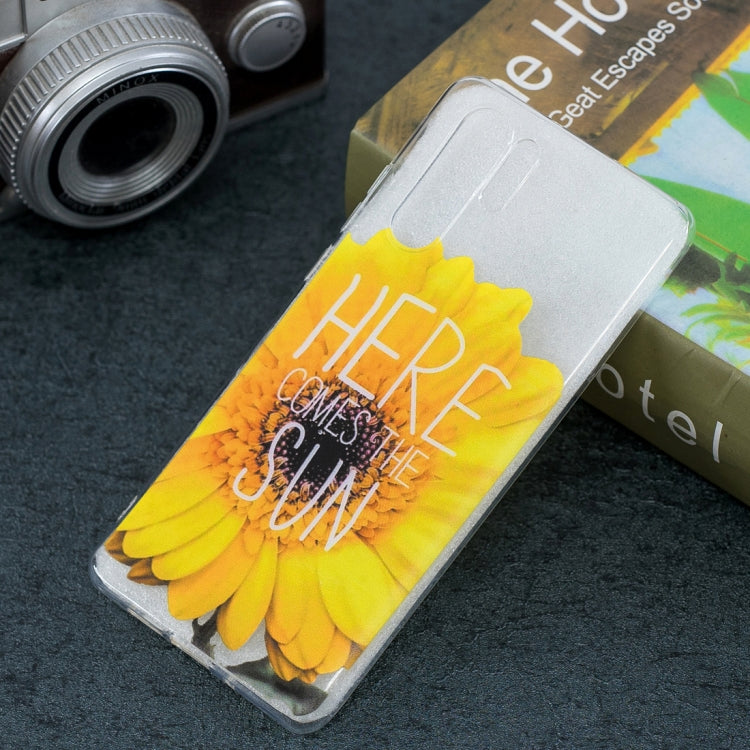 Sunflower Pattern Transparent TPU Protective Case for Huawei P30 Pro
