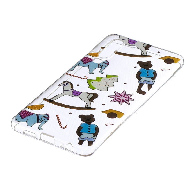 Puppet Toys Pattern Transparent TPU Protective Case for Huawei P30