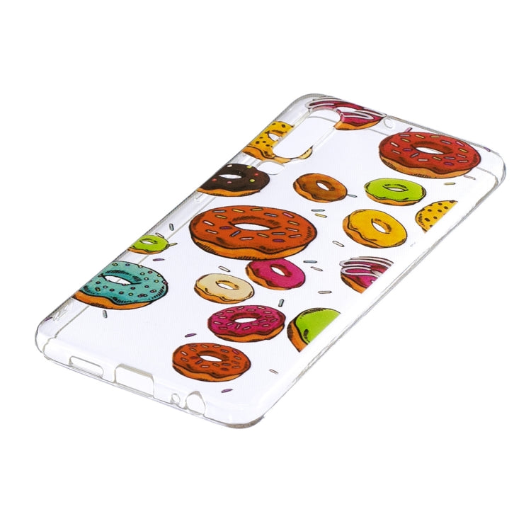 Doughnut Pattern Transparent TPU Protective Case for Huawei P30