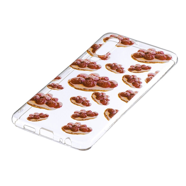 Strawberry Pie Pattern Transparent TPU Protective Case for Huawei P30
