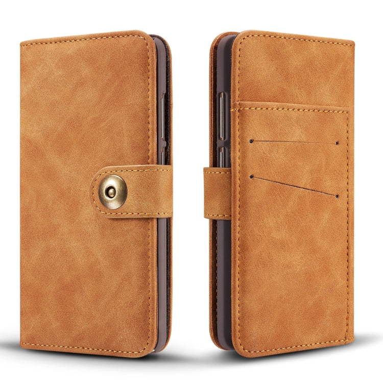 Magnetic Absorption Detachable Retro Style Horizontal Flip Leather Case for Huawei P20 Pro, with Card Slots & Wallet