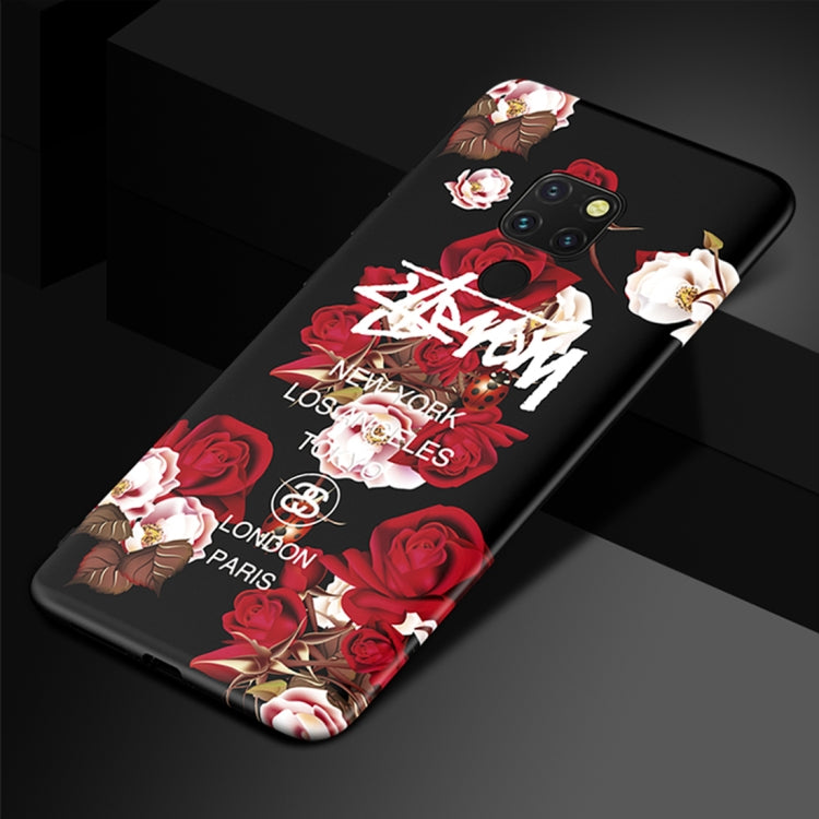 Luminous Rose Pattern TPU Protective Case for Huawei Mate 20