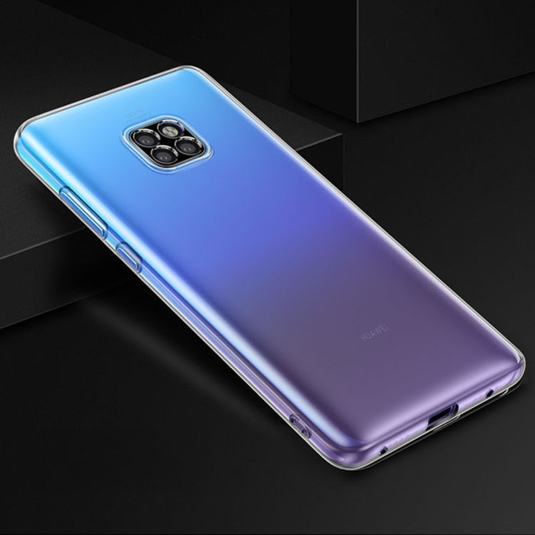 TOTUDESIGN Soft Series Droppoof TPU Protective Case for Huawei Mate 20 Pro (Transparent)