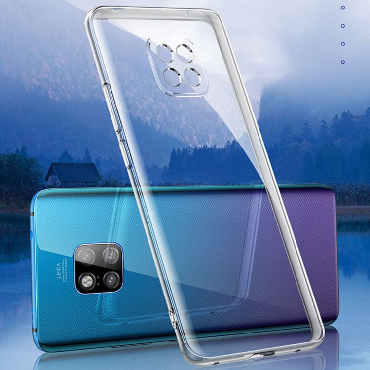 TOTUDESIGN Soft Series Droppoof TPU Protective Case for Huawei Mate 20 Pro (Transparent)