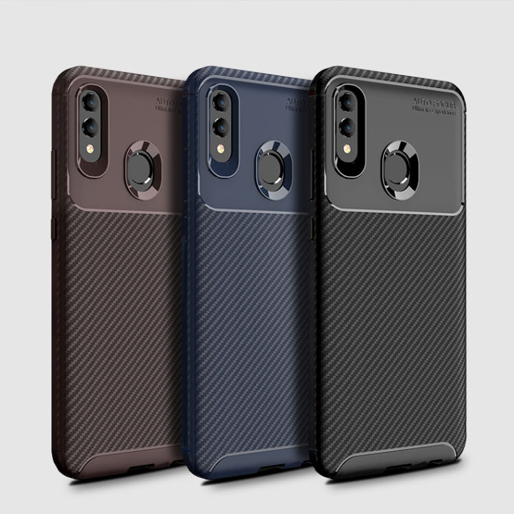 Carbon Fiber Texture Shockproof TPU Case for Huawei Honor 10 Lite