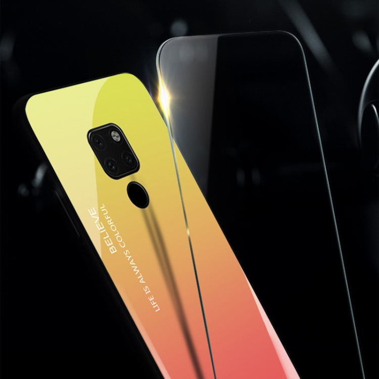 Gradient Color Glass Case for Huawei Mate 20