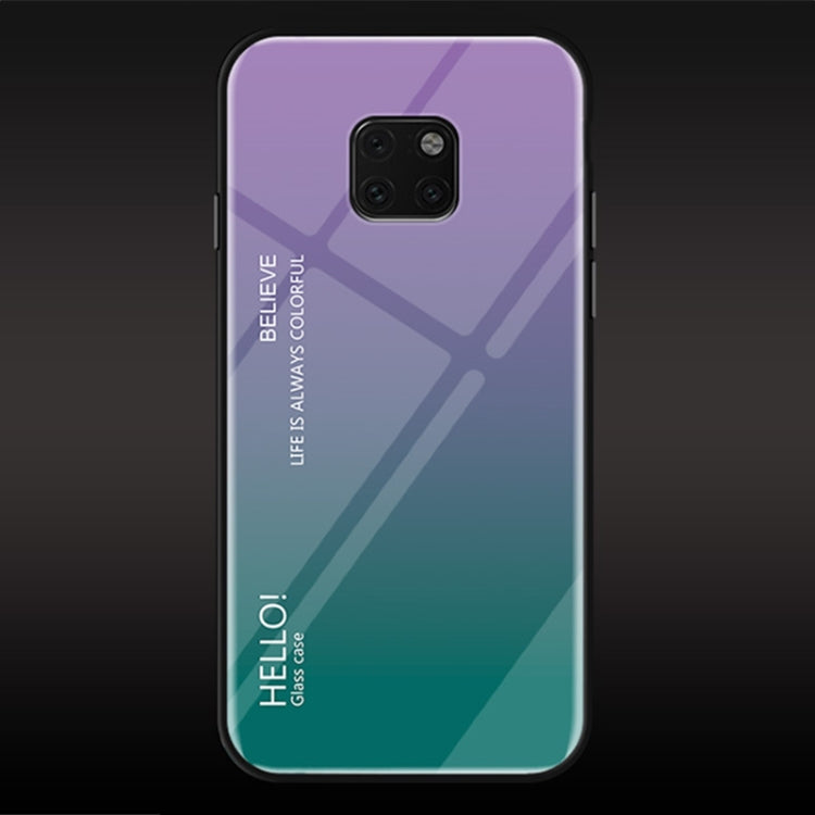 Gradient Color Glass Case for Huawei Mate 20 Pro