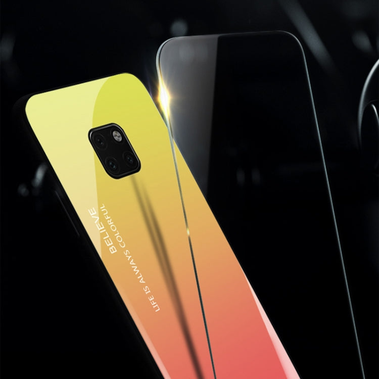 Gradient Color Glass Case for Huawei Mate 20 Pro
