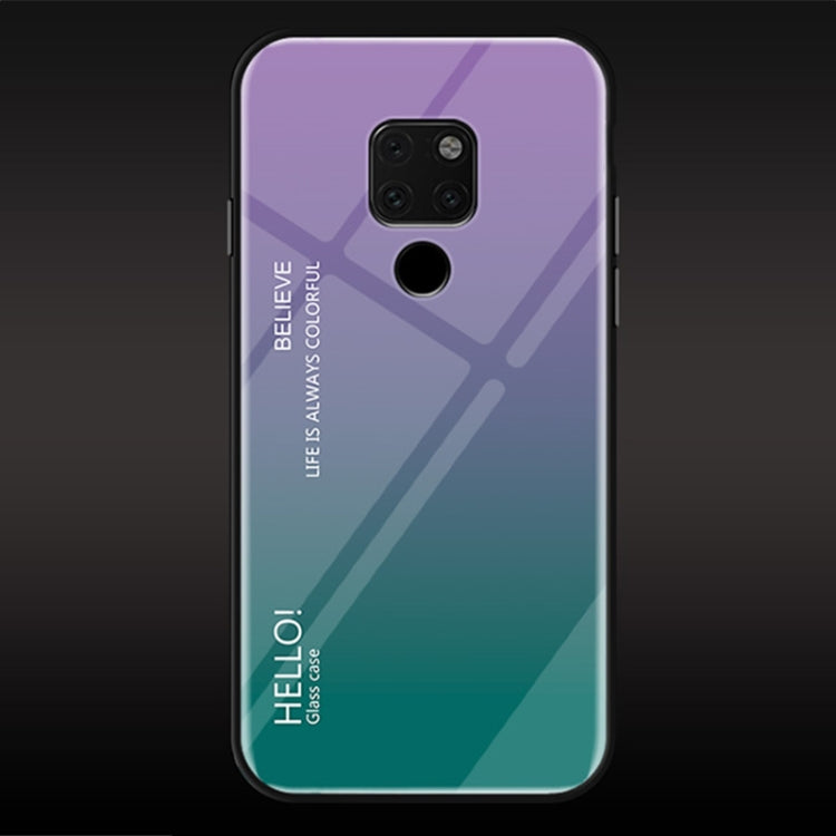 Gradient Color Glass Case for Huawei Mate 20 X