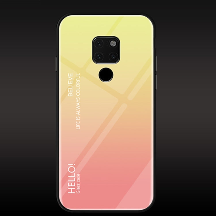 Gradient Color Glass Case for Huawei Mate 20 X