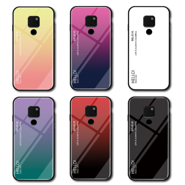 Gradient Color Glass Case for Huawei Mate 20 X