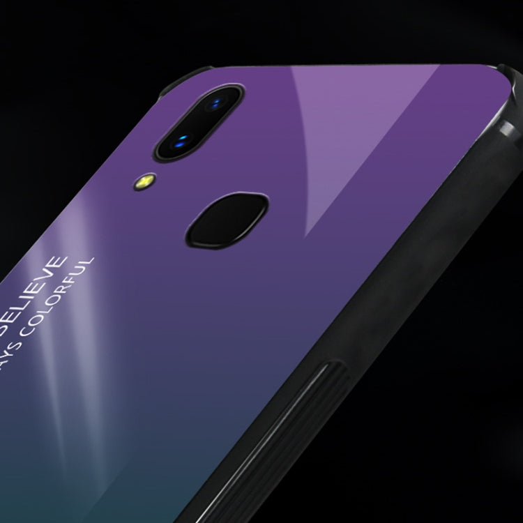 Gradient Color Glass Case for Huawei Y9 (2019) / Enjoy 9 Plus