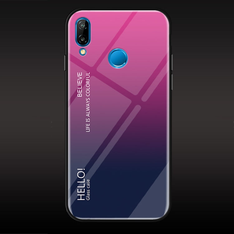 Gradient Color Glass Case for Huawei nova 3i / P Smart+