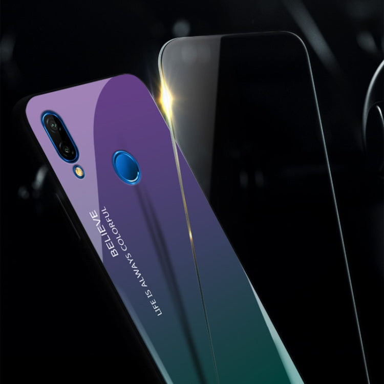 Gradient Color Glass Case for Huawei nova 3i / P Smart+