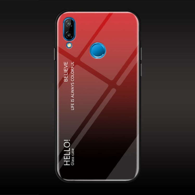 Gradient Color Glass Case for Huawei nova 3i / P Smart+