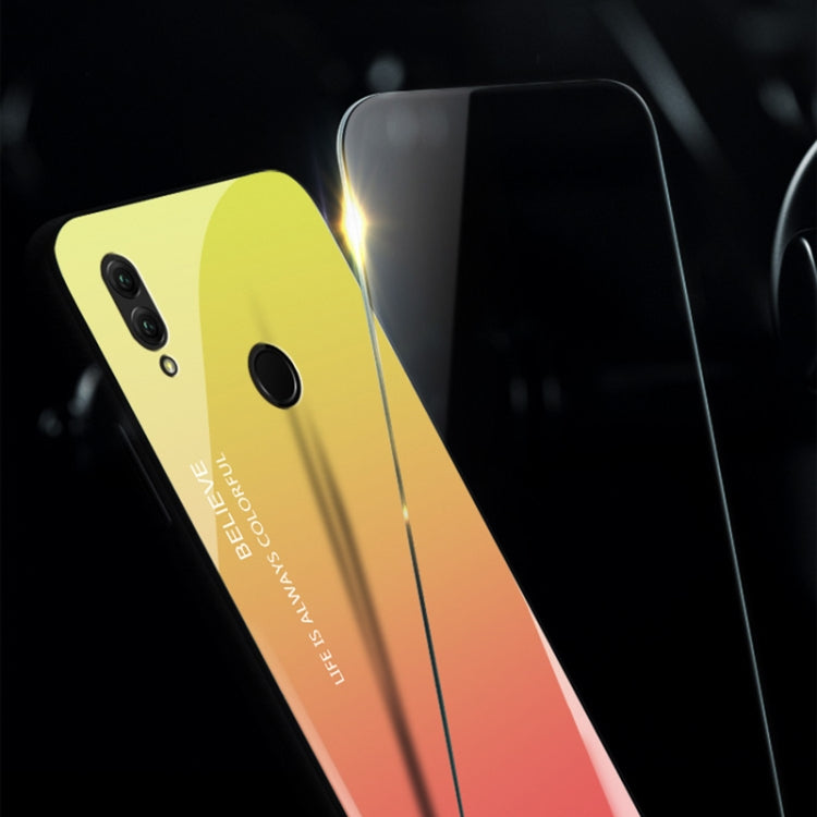 Gradient Color Glass Case for Huawei Honor 8X Max
