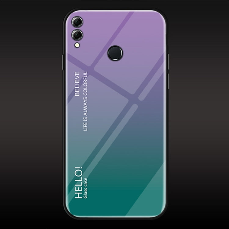 Gradient Color Glass Case for Huawei Honor 8X