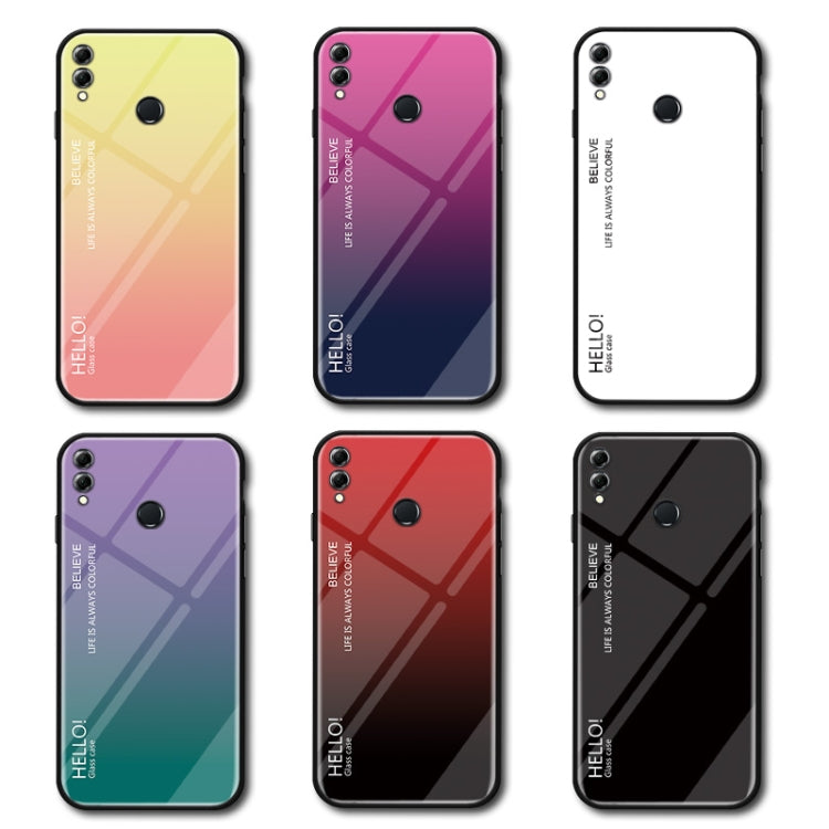 Gradient Color Glass Case for Huawei Honor 8X
