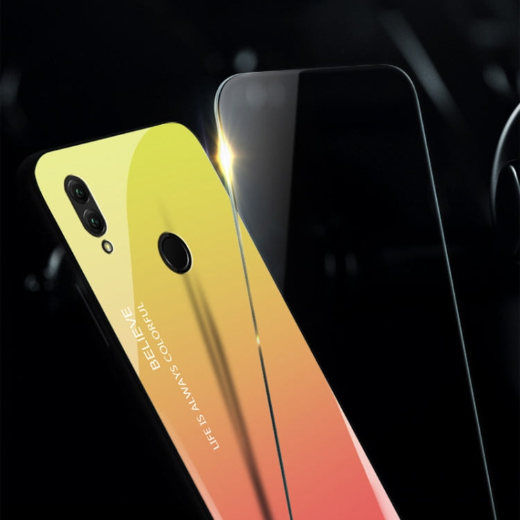Gradient Color Glass Case for Huawei Honor Note 10