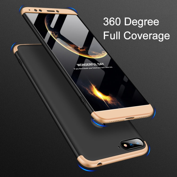 GKK Three Stage Splicing Full Coverage PC Case for Huawei Honor 7A / Y6 (2018)