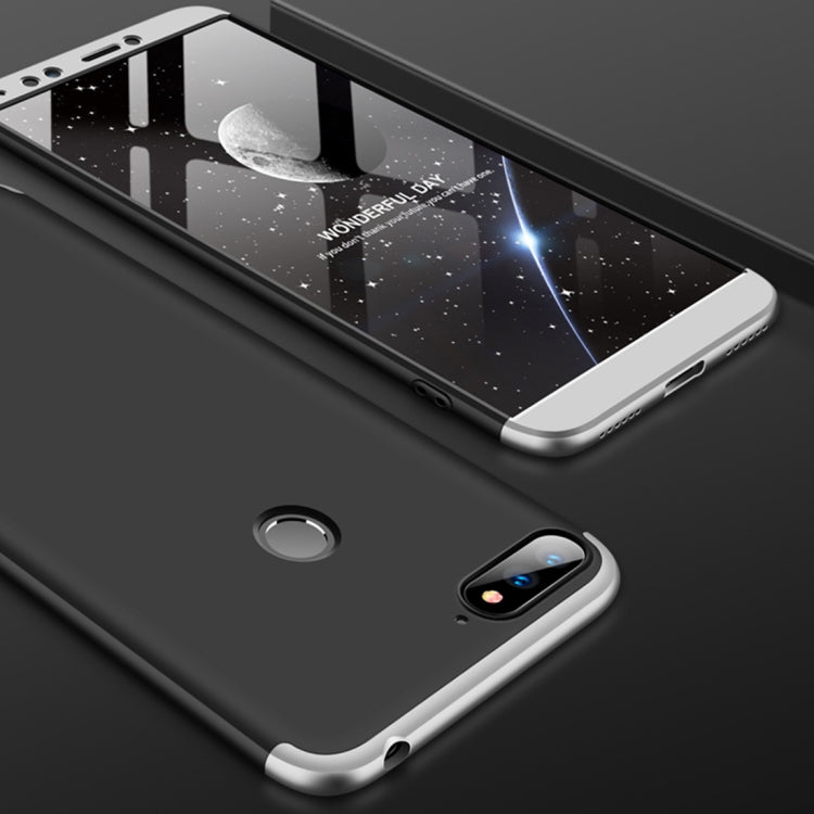 GKK Three Stage Splicing Full Coverage PC Case for Huawei Honor 7A / Y6 (2018)