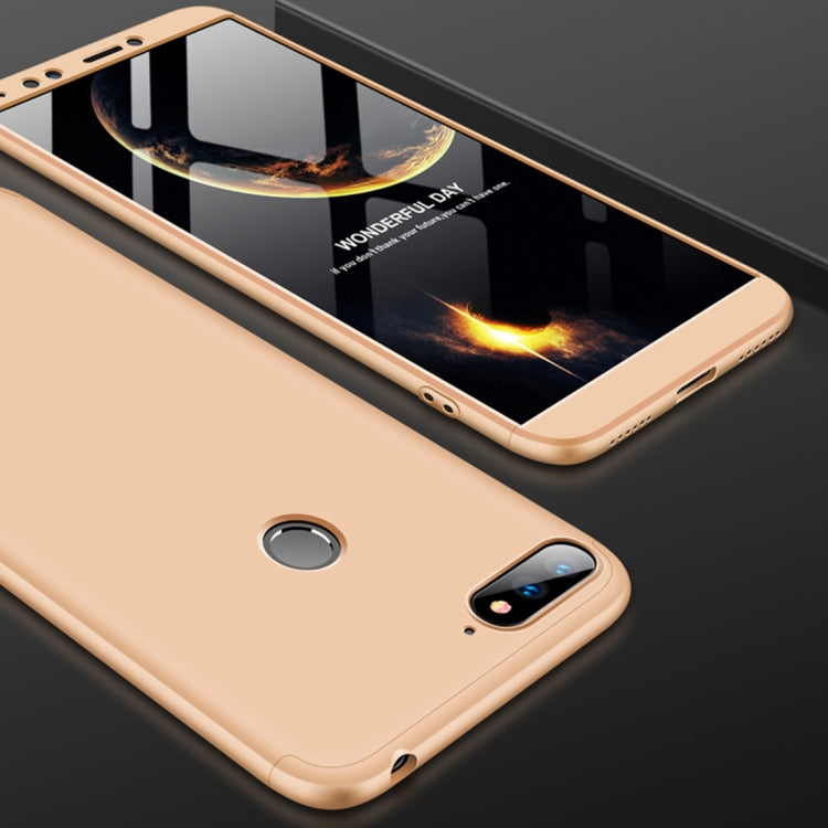 GKK Three Stage Splicing Full Coverage PC Case for Huawei Honor 7A / Y6 (2018)