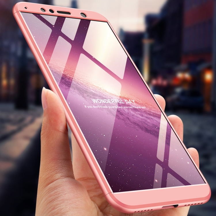 GKK Three Stage Splicing Full Coverage PC Case for Huawei Honor 7A / Y6 (2018)