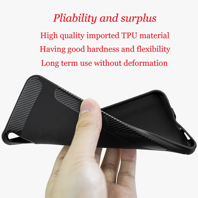Carbon Fiber Anti-slip TPU Protective Case for Huawei P20