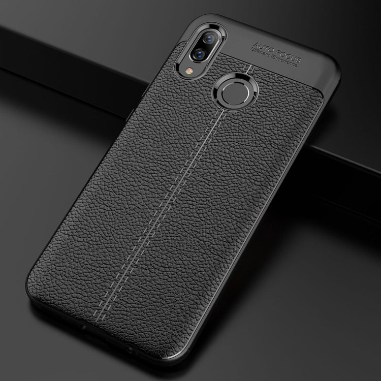 Litchi Texture TPU Shockproof Case for Huawei Nova 3
