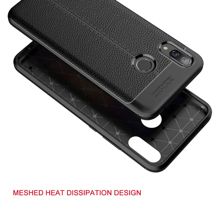 Litchi Texture TPU Shockproof Case for Huawei Nova 3
