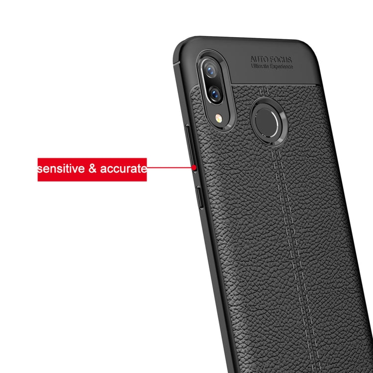Litchi Texture TPU Shockproof Case for Huawei Nova 3