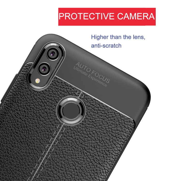 Litchi Texture TPU Shockproof Case for Huawei Honor 8X