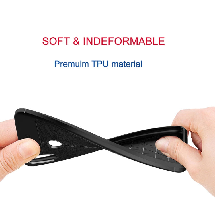 Litchi Texture TPU Shockproof Case for Huawei Honor 8X