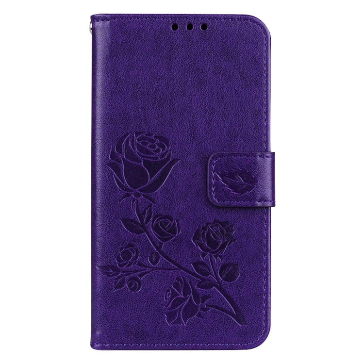 For Huawei P9 Lite Mini Rose Embossed Horizontal Flip Environmental PU Leather Case with Holder & Card Slots & Wallet