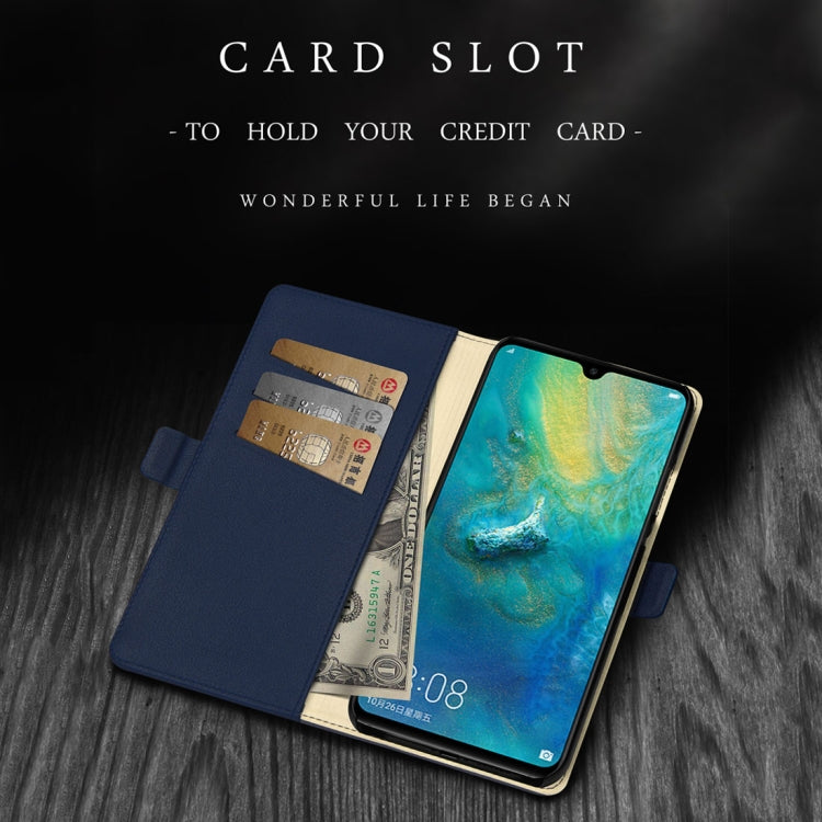 DZGOGO MILO Series PC + PU Horizontal Flip Leather Case for Huawei Mate 20, with Holder & Card Slot & Wallet
