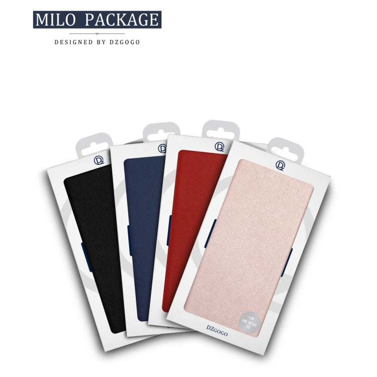 DZGOGO MILO Series PC + PU Horizontal Flip Leather Case for Huawei Mate 20, with Holder & Card Slot & Wallet