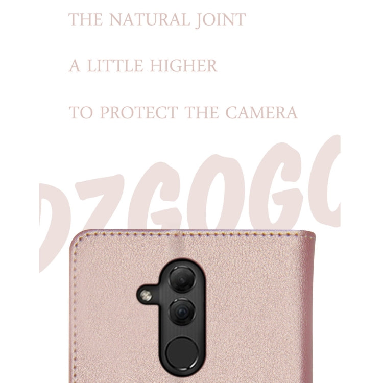 DZGOGO MILO Series PC + PU Horizontal Flip Leather Case for Huawei Mate 20 Lite, with Holder & Card Slot & Wallet