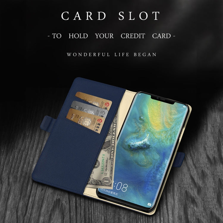 DZGOGO MILO Series PC + PU Horizontal Flip Leather Case for Huawei Mate 20 Pro, with Holder & Card Slot & Wallet