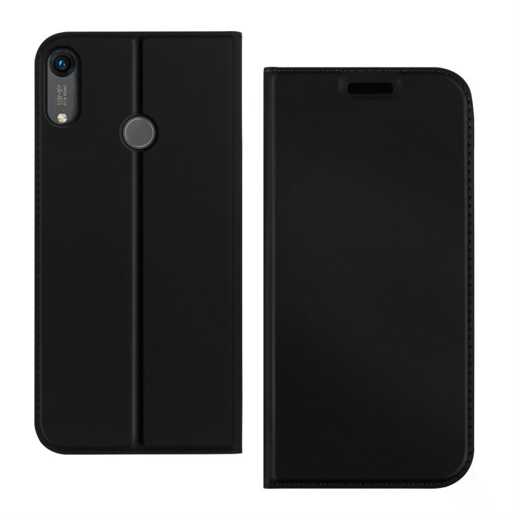 DZGOGO ISKIN Series Slight Frosted PU+ TPU Case for Huawei Y6 (2019) / Honor Play 8A, with Holder & Card Slot