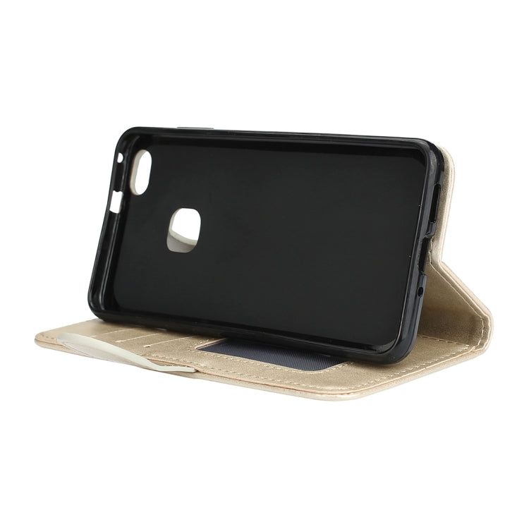 For Huawei P10 Lite Glittery Powder Flamingo Print Horizontal Flip Leather Case with Holder & Wallet & Card Slots & Photo Frame