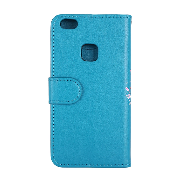 For Huawei P10 Lite Glittery Powder Flamingo Print Horizontal Flip Leather Case with Holder & Wallet & Card Slots & Photo Frame