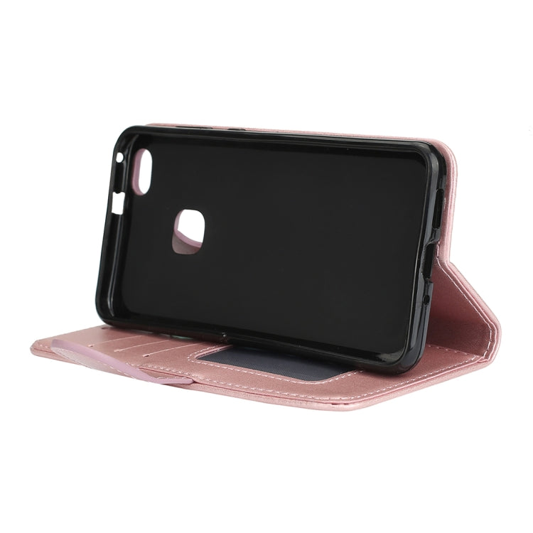 For Huawei P10 Lite Glittery Powder Flamingo Print Horizontal Flip Leather Case with Holder & Wallet & Card Slots & Photo Frame