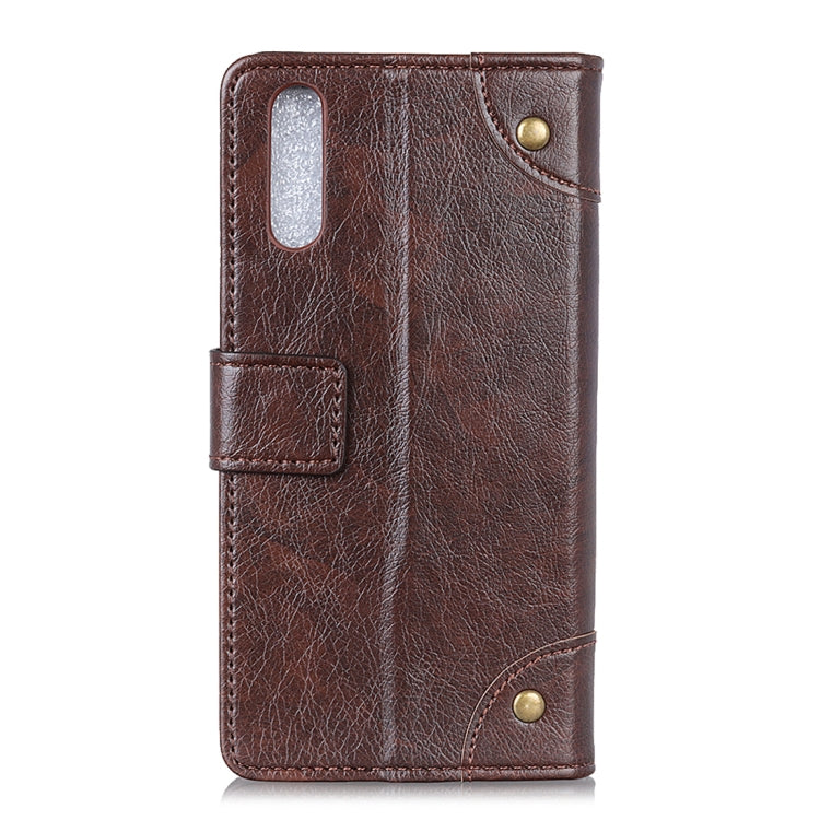 Copper Buckle Nappa Texture Horizontal Flip Leather Case for Huawei Honor Magic 2, with Holder & Card Slots & Wallet