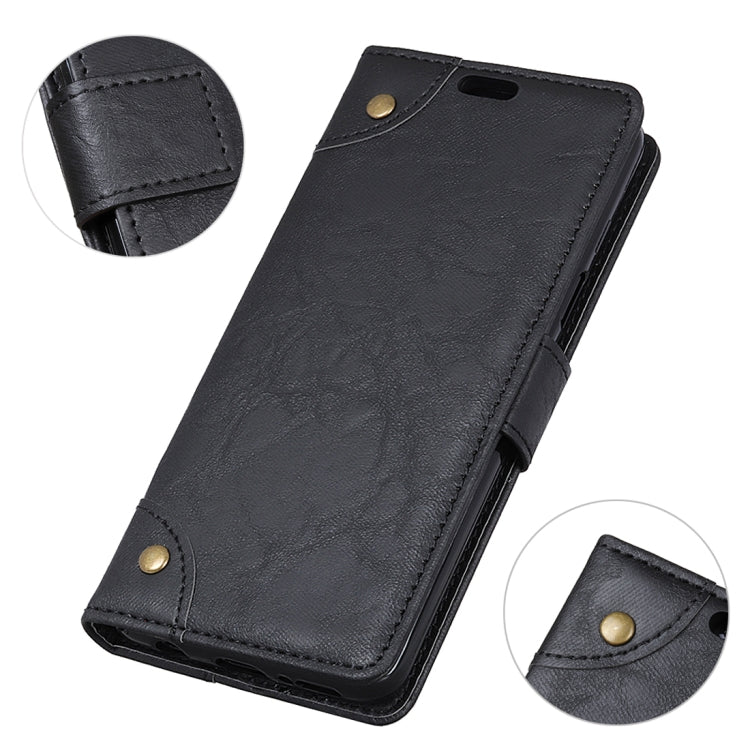 Copper Buckle Retro Crazy Horse Texture Horizontal Flip Leather Case for Huawei Honor 10 Lite / P Smart 2019, with Holder & Card Slots & Wallet