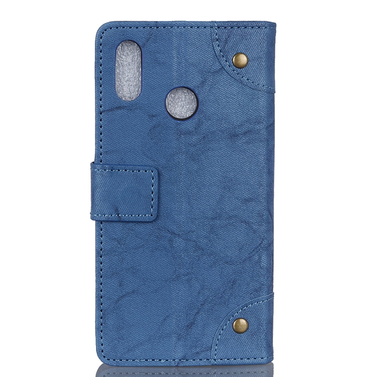 Copper Buckle Retro Crazy Horse Texture Horizontal Flip Leather Case for Huawei Honor 10 Lite / P Smart 2019, with Holder & Card Slots & Wallet