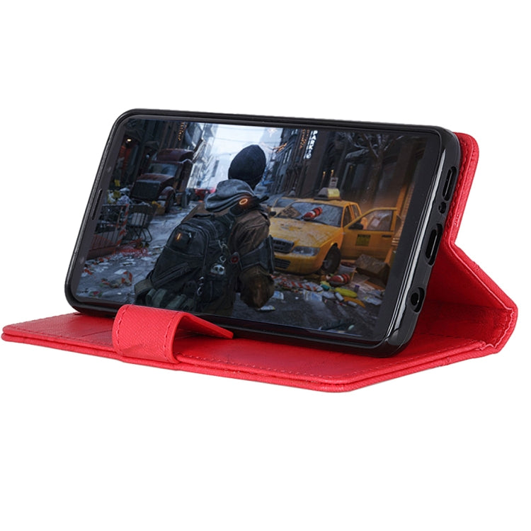 Copper Buckle Retro Crazy Horse Texture Horizontal Flip Leather Case for Huawei Honor 10 Lite / P Smart 2019, with Holder & Card Slots & Wallet