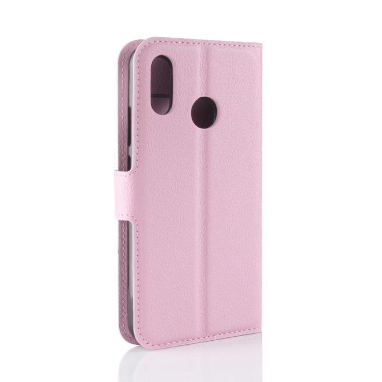 For Huawei P20 Lite PU + TPU Litchi Texture Horizontal Flip Leather Case with Wallet & Holder & Card Slots