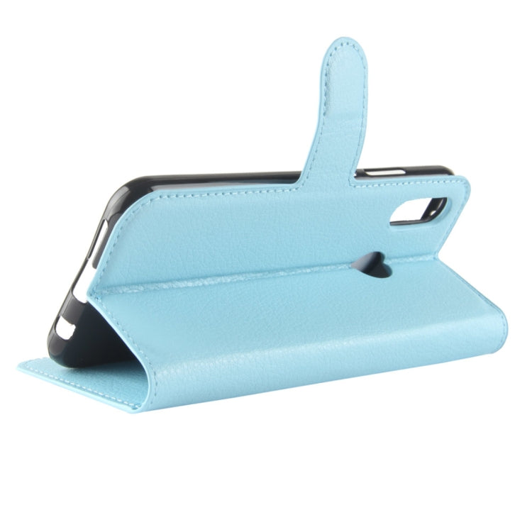 For Huawei P20 Lite PU + TPU Litchi Texture Horizontal Flip Leather Case with Wallet & Holder & Card Slots