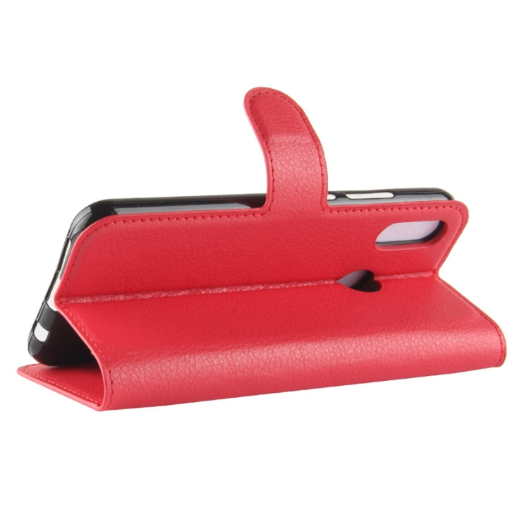 For Huawei P20 Lite PU + TPU Litchi Texture Horizontal Flip Leather Case with Wallet & Holder & Card Slots